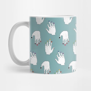 Hands On Pattern Mug